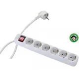 Priključnica 16A 250V 3680W 3x1.5mm2 prenosna nerastavna šestostruka (produžni kabl) sa prekidačem ME-PK6P-2M DZ