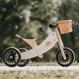 Kinderfeets drvena dječja guralica tiny tot plus 2u1 white | shoptok.hr
