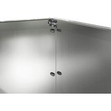  Ograda oko Travnjaka Srebrno 60 x 60 x 13 cm Cinkani čelik | shoptok.hr