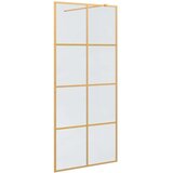  Zid za walk-in tuš Zlatno 90 x 195 cm Staklo otporno na udarce | shoptok.hr