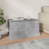  Kutija za pohranu boja betona 70 x 40 x 38 cm konstruirano drvo | shoptok.hr