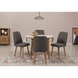 Woody Fashion trpezarijski sto i stolice vina 1501 atlantic pine anthracite Cene