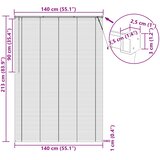  Venecijanska roleta Tamno smeđa s uzorkom 213 x 140 cm PVC | shoptok.hr
