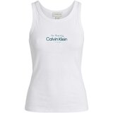 Calvin Klein Jeans Majice brez rokavov LV047F816G Bela Cene
