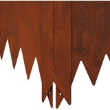  Ograda oko Travnjaka 4 pcs 100 x 100 x 20 cm Čelik Rđa | Eponuda.com