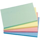 Q-Connect Kocka samolepilnih lističev pastel 127mm x 76mm komplet 12 x 100listov KF01349, (20377673) | Shoptok.si