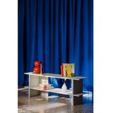 noo.ma Svetlo siv kovinski regal 160x57x37 cm Hes – | Shoptok.si