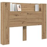  Uzglavlje S LED lampica Umjetnički hrast 140 x 17 x 104,5 cm | shoptok.hr