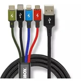 Universal 4 in 1 charging cable I-BOX USB IKUM4W1