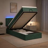  od pjene s madracem i LED-om Tamnozelena 90 x 200 cm | shoptok.hr