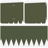  Ograda oko Travnjaka 20 pcs 103 x 30 cm Čelik Maslinastozelena | Eponuda.com