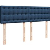 vidaXL Krevet s oprugama i madracem plavi 160x200 cm od tkanine | shoptok.hr