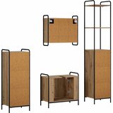  Set ormarića za kupaonicu 4 kom. Hrast artisan | shoptok.hr