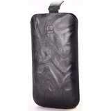 Torbica INDIGO Wash velikost M črna - žepek za telefon, dimenzije telefona do 115 x 62 x 12mm