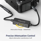 CUBILUX 30 cmkabel 3,5 mm Line Out–Mic In z regulatorjem | Shoptok.si
