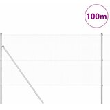  Temeljna zavarena žičana ograda 100 x 1 m Vruće pocinčani čelik | shoptok.hr