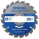 Dremel List za kružnu pilu Blueprint CS600 (Promjer lista pile: 85 mm, Provrt: 15 mm, Plastika) | shoptok.hr