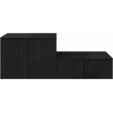 Ormarić za pohranu 2 pcs Crni hrast 118 x 41 x 40 cm | shoptok.hr