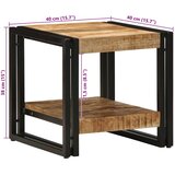  Kava Stol Smeđa 40 x 40 x 38 cm Čvrsto drvo manga | Eponuda.com