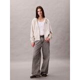 Calvin Klein Jeans Jopa na zadrgo pegasto siva / črna / bela | Shoptok.si