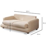 Atelier Del Sofa sofa dvosed river beige | ePonuda.com