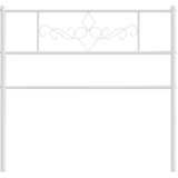  Metalno zamjensko uzglavlje bijelo 100 cm | shoptok.hr