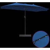  Vrtni dežnik Azur modra 385 x 209 x 244 cm Poliester, (5000160792) | Shoptok.si