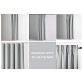 Restilo Svetlo siva zatemnitvena izolacijska zavesa 140x245 cm Pleat – | Shoptok.si
