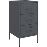 Maison Chic Nočna omarica - Nočna miza antracit 36x39x68 cm jeklo, (21687233) Cene