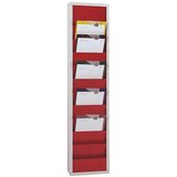 EICHNER načrtovalna tabla, z 10 vodili, ena vrsta, vxšxg 1280 x 315 x 74 mm, rdeča Cene