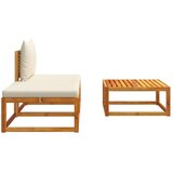 vidaXL 3-dijelna set vrtnih sofa s jastucima masivno bagremovo drvo | shoptok.hr