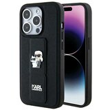 Karl Lagerfeld OVITEK GRIPSTAND SAFFIANO ZA IPHONE 14 PRO ČRN, (21898165) | Shoptok.si