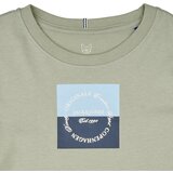 Jack & Jones Majice s kratkimi rokavi JORCATSKILLS SQUARE BRAND Zelena | Shoptok.si