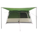  Obiteljski šator s krovom Zelena 380 x 260 x 190 cm Poliester | Eponuda.com