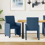  Blagovačke stolice s kotačima 2 pcs Plava 57 x 66 x 94 cm | Eponuda.ba