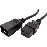 Roline vtič za napajalni kabel C20 - vtičnica C19\, črna\, 3 m 19.08.1563 tok priključni kabel črna 3.00 m, (20414803) | Shoptok.si