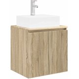vidaXL Umivalnik s pritrditev na steno Sonoma hrast, (5000245054) | Shoptok.si