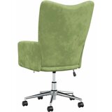  Stolica za opuštanje svjetlozelena baršunasta | shoptok.hr