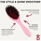 Denman Style D81M Style and Shine Brush češalj za zaglađivanje kose Pink Crush 1 kom | shoptok.hr