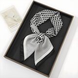 IZMAEL Šal FR-33878 - Bela / Črna | Shoptok.si