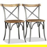 Maison Chic Jedilni stoli - Vzorci stoli 2 kosa trden mangov les A569, (22032723) | Shoptok.si