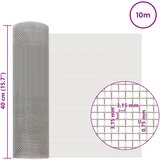 Mrežna tkanina 40 x 1000 cm 6 Mesh Nehrđajući čelik 201 Srebrna | shoptok.hr