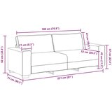  2-delni sedežni set z blazinami iz platna, (22054506) | Shoptok.si