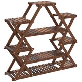  Stalak za cvijeće 110 x 25 x 105 cm od masivne jelovine | shoptok.hr