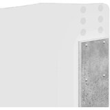  Uzglavlje s uzglavljem Betonski sivi 160 cm Konstruirano drvo | shoptok.hr