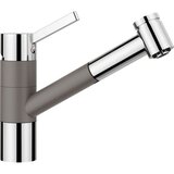 Blanco slavina TIVO-S SILGRANIT-LOOK VULKAN SIVA / KROM VT u