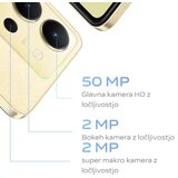 Vivo Y36 Smartphone, 8GB + 8GB Extended RAM, 256GB ROM, 5000mAh + 44W FlashCharge, 50MP Triple Camera, 6.64 Inch Dotch Display, Golden Wave and Crystal Glass, Dual SIM Smartphone | Shoptok.si