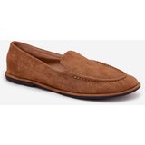 Boto Women's Loafers Made of Eco Suede Flat Camel Miryelle | shoptok.hr