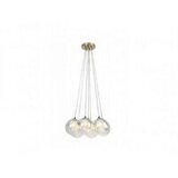 Rabalux Rosehip, luster champagne metal / multikolor staklo, 7xG9 | Eponuda.com