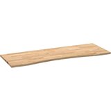  Ploča za radni stol 140x60x2,5cm netretirane masivne hrastovine | shoptok.hr